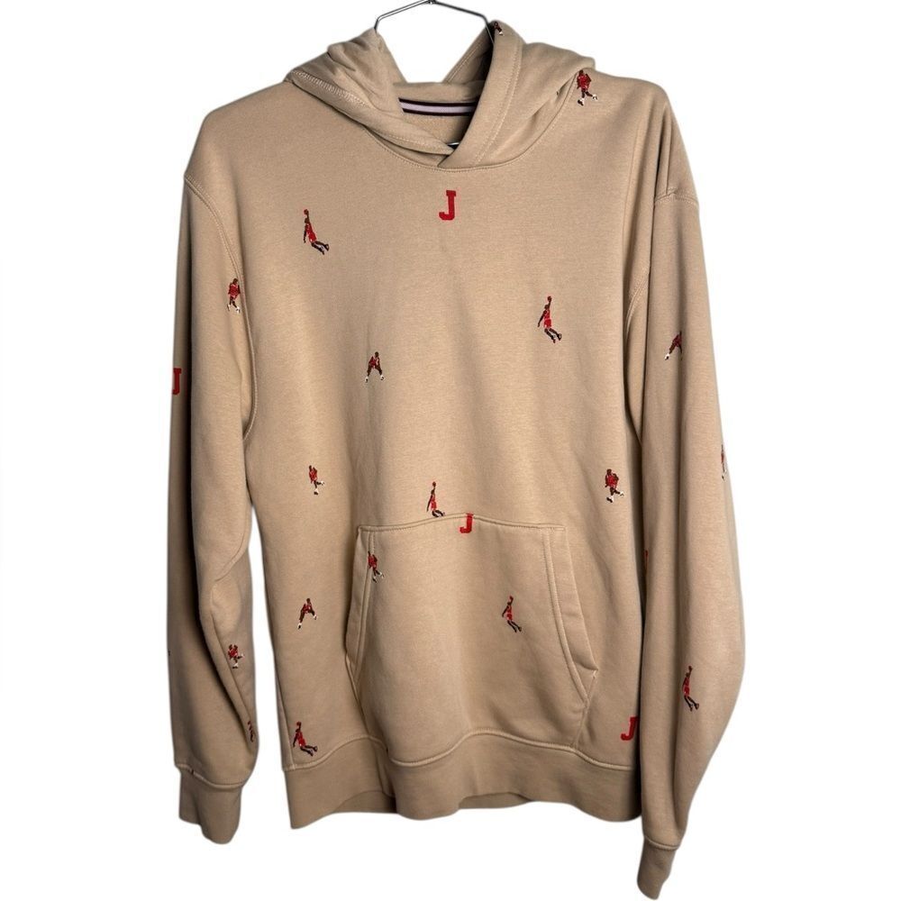Jordan Essentials Holiday Jumpman Fleece Pullover Hoodie Small Mens